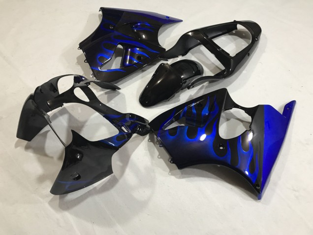 00-02 Blue Flame Kit ZX6R Fairings