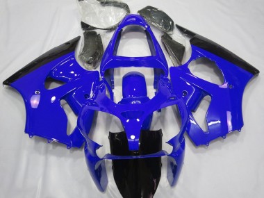 00-02 Gloss Blue & Black ZX6R Fairings