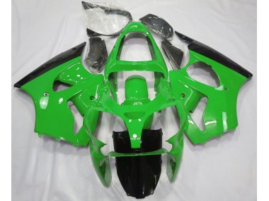 00-02 Gloss Green & Black ZX6R Fairings