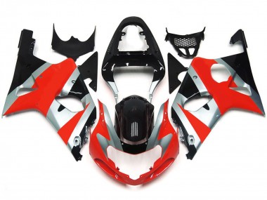 00-02 Gloss Red OEM style Kit GSXR 1000 Fairings