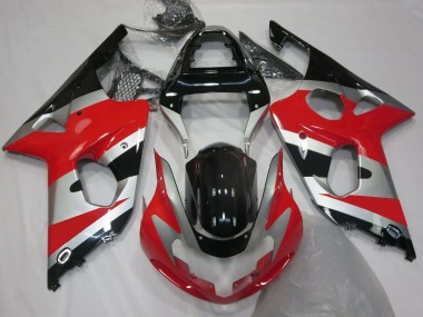 00-02 Red Silver OEM Style GSXR 1000 Fairings