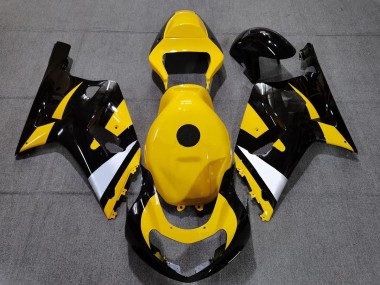 01-03 Black and Yellow GSXR 600-750 Fairings