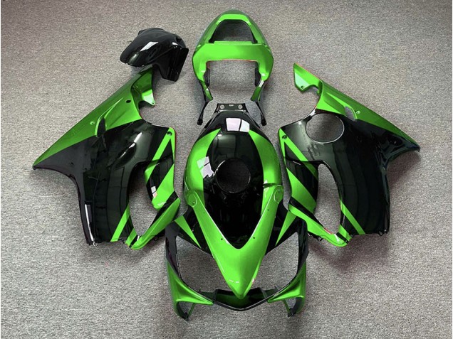 01-03 Gloss Green and Black CBR600 F4i Fairings