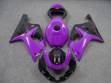 01-03 Gloss Purple and Black GSXR 600-750 Fairings