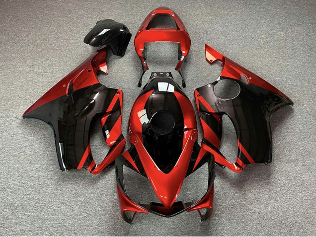 01-03 Gloss Red and Black CBR600 F4i Fairings