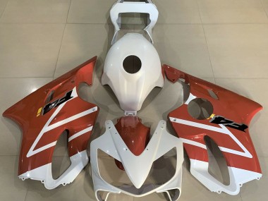 01-03 Gloss White and Orange CBR600 F4i Fairings