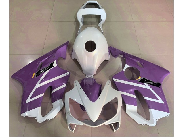 01-03 Gloss White and Purple CBR600 F4i Fairings