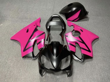 01-03 Matte Black and Pink CBR600 F4i Fairings