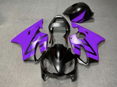 01-03 Matte Black and Purple CBR600 F4i Fairings