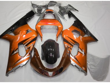 01-03 Orange and Silver GSXR 600-750 Fairings