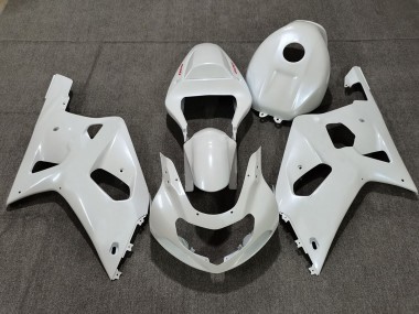 01-03 Pearl White GSXR 600-750 Fairings