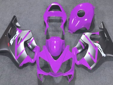 01-03 Purple and Matte Silver CBR600 F4i Fairings