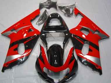 01-03 Red OEM Style GSXR 600-750 Fairings