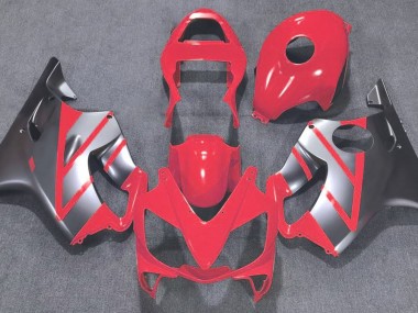 01-03 Red and Matte Silver CBR600 F4i Fairings