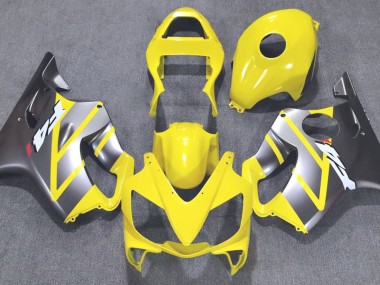 01-03 Yellow and Matte Silver CBR600 F4i Fairings