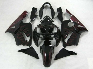 02-05 Burgundy Flame ZX12R Fairings