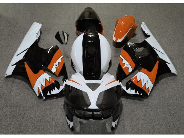 02-05 Orange Shark ZX12R Fairings