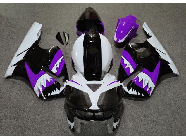 02-05 Purple Shark ZX12R Fairings