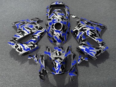 02-12 Blue Camo VFR800 Fairings