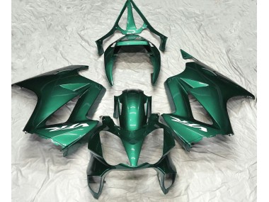 02-12 Deep Forest Green Plain VFR800 Fairings