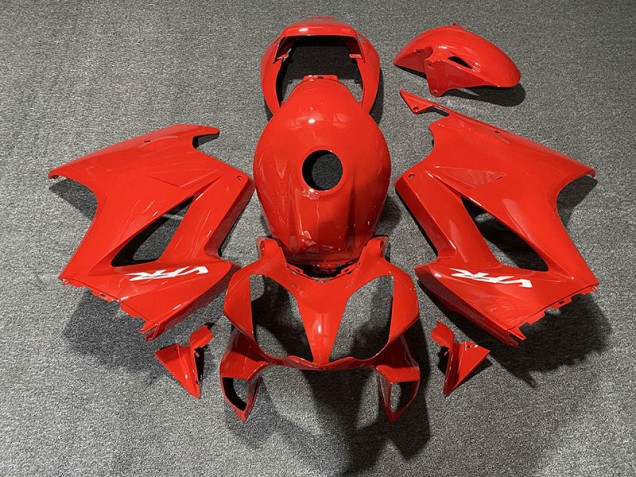 02-12 Gloss Red VFR800 Fairings