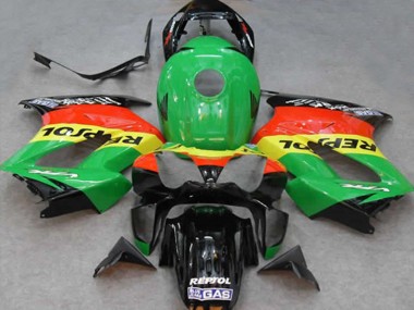 02-12 Green Repsol VFR800 Fairings