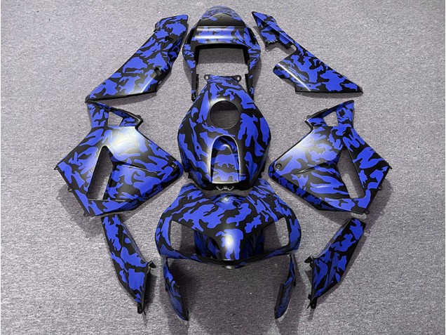 03-04 Blue Camo CBR600RR Fairings