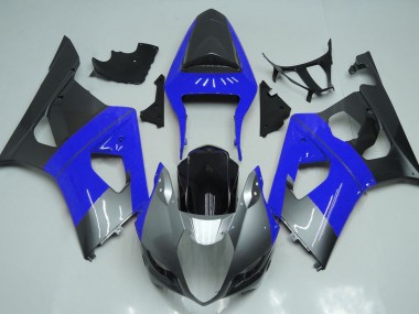 03-04 Blue Silver and Black GSXR 1000 Fairings