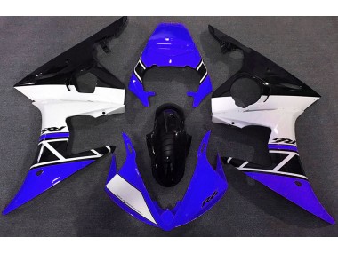 03-04 Blue White and Black R6 Fairings