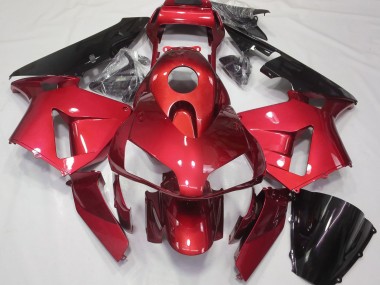 03-04 Candy Red Plain CBR600RR Fairings