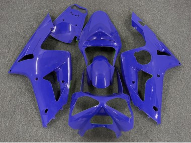 03-04 Dark Blue Plain ZX6R Fairings