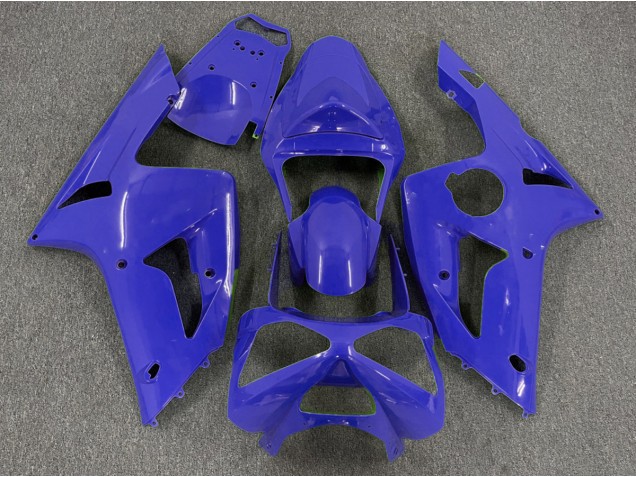 03-04 Dark Blue Plain ZX6R Fairings