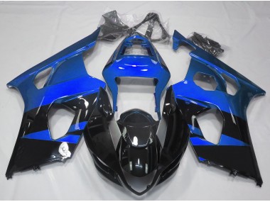 03-04 Gloss Blue & Black GSXR 1000 Fairings