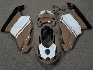 03-04 Gloss Brown & White Ducati 749 999 Fairings