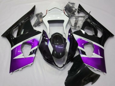 03-04 Gloss Purple and White GSXR 1000 Fairings