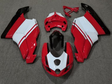 03-04 Gloss Red & White Ducati 749 999 Fairings