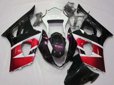 03-04 Gloss Red and White GSXR 1000 Fairings