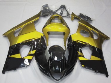 03-04 Gloss Yellow & Black GSXR 1000 Fairings