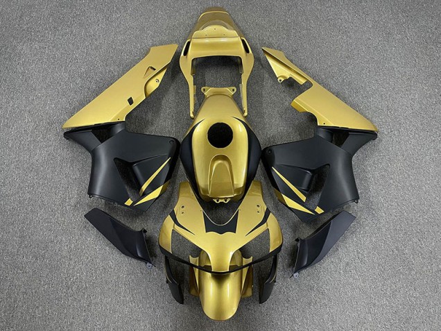 03-04 Gold & Matte Black CBR600RR Fairings