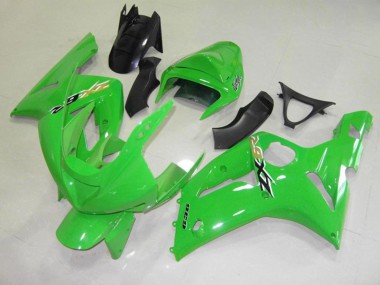 03-04 Green Black Cheq ZX6R Fairings