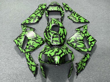 03-04 Green Camo CBR600RR Fairings