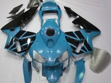 03-04 Light Blue & Gloss Black CBR600RR Fairings