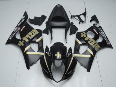 03-04 Matte Black Rizla GSXR 1000 Fairings