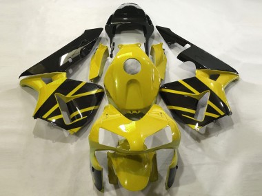 03-04 Mustard Yellow & Gloss Black CBR600RR Fairings