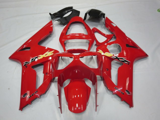 03-04 Red Ninja ZX6R Fairings