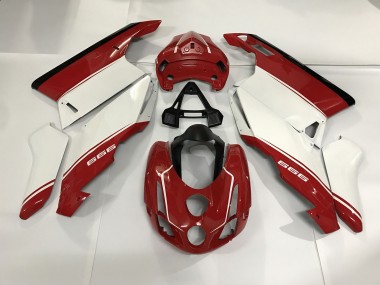 03-04 White Red and Black Ducati 749 999 Fairings