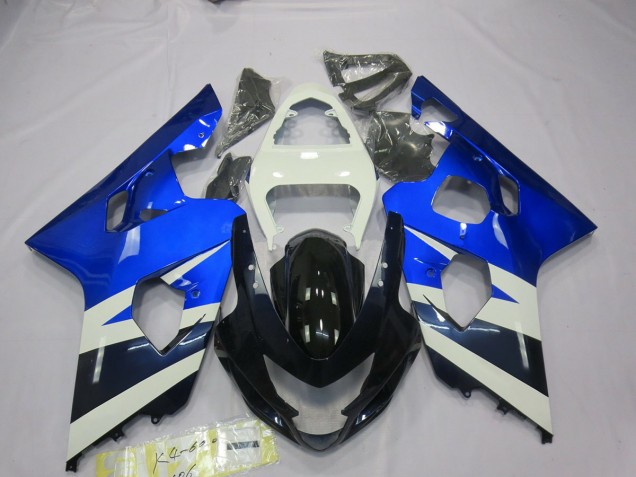 04-05 Blue White GSXR 600-750 Fairings