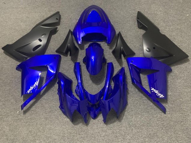 04-05 Gloss Blue and Black ZX10R Fairings