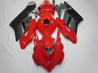 04-05 Gloss Red and Matte Black CBR1000RR Fairings