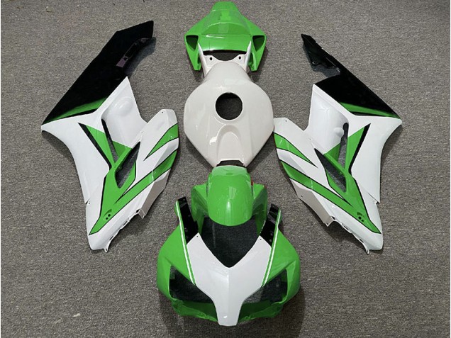 04-05 Green White and Gloss Black CBR1000RR Fairings